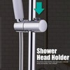 Adjustable Shower Head Holder for Slide Bar, 25mm Hand Shower