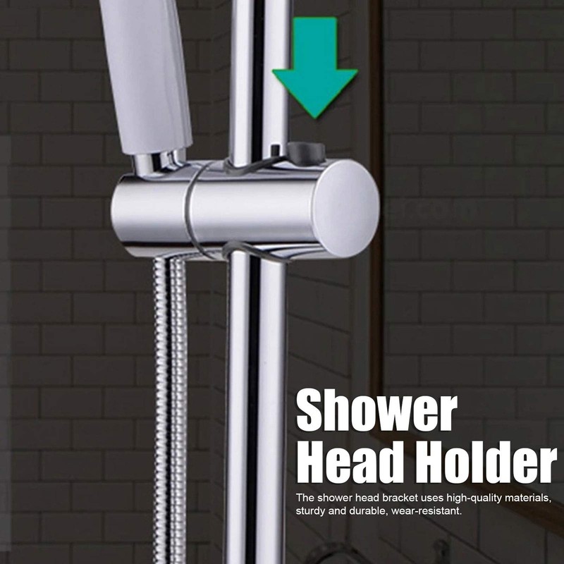 Adjustable Shower Head Holder for Slide Bar, 25mm Hand Shower