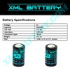 XML Battery (1 Pack) CR14250SE 1/2AA 3V 850mAh PLC FDK