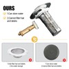 2PCS Bathroom Sink Stopper, Pop-up Drain Magic Sink Stopper, Stainless
