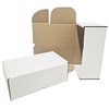 W.E. Roberts Postal Boxes White Cardboard boxes for posting 25x15x10cm