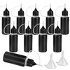 HARSKIYER 10ml Precision Tip Applicator Bottle, 10 Pcs Black Fine