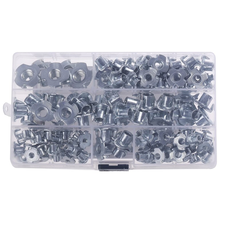 waves 110 Pcs Nail T Nuts M4 M5 M6 M8