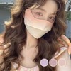 Women's Golf & Sports UV Protection Face Sun Mask Visor 01 UV Mask - Light Peach 4ea
