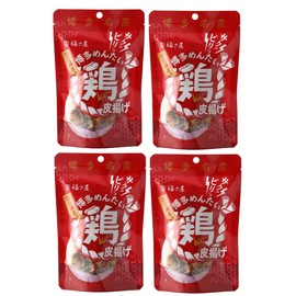 Fukusaya Hakata Mentai Fried Chicken Skin 1.4 oz (40 g) x 4 Bags