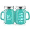 Turquoise Salt and Pepper Shakers Set - Teal Kitchen Decor