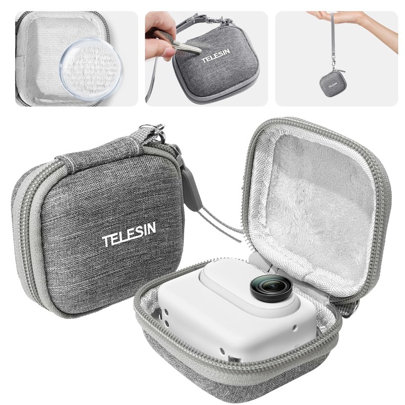 TELESIN Small Case Mini Case for Insta360 GO3 Go2 DJI