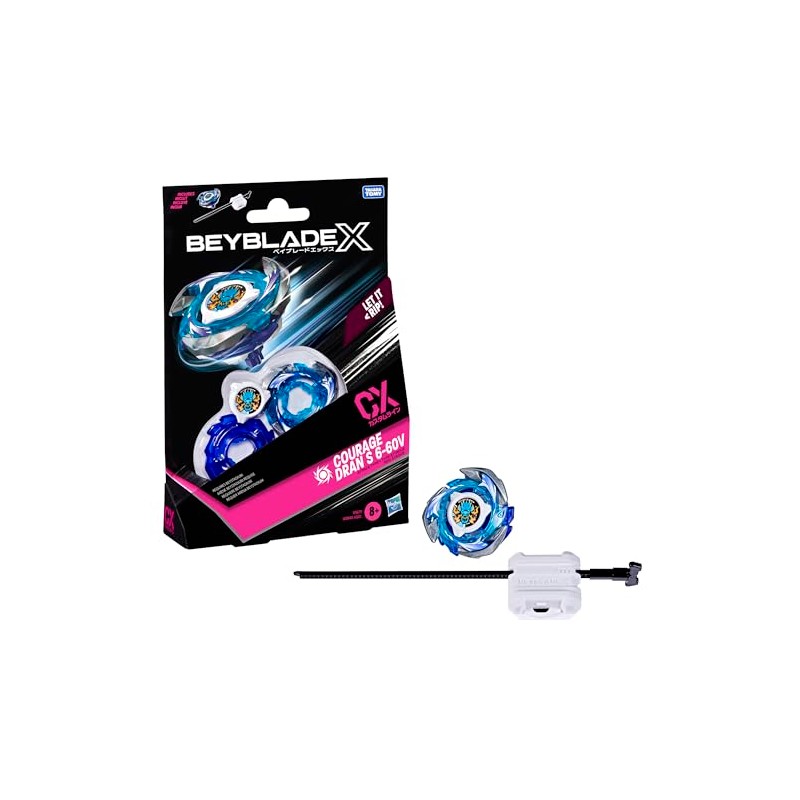 Beyblade X, Starter Pack, Courage Dran S 6-60V CX, trottola