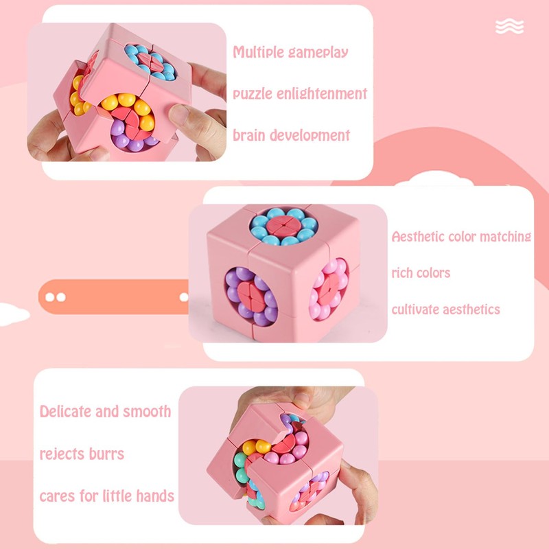 YAGE Magic Bean Rotating Cube - Creative Finger Cube jigsaw