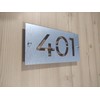 Número para casa u oficina placa de aluminio compuesto 30x15