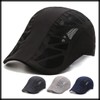 White Fang CA500 Men's Mesh Cap, Logo Hat, Running, Sports,