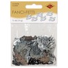 Beistle Fanci-Fetti Silver 25 Silhouettes