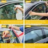 CMVT Auto Window Visor for 2009-2015 Nissan Maxima, Out-Channel Rain