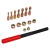 15pcs Metric Thread Chaser Set Carbon Steel Rethreading Tap Die