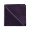 fortunatever Mens Solid Pocket Square (Plum Purple)