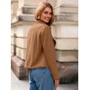 Glamaker Womens Faux Suede Jackets Long Sleeve Casual Cropped Zipper