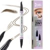 2CHILL Eyebrow Pencil, Waterproof Microblading Eyebrow Pen with 2 Tips,