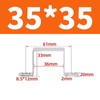 Zerniple 8pcs 35mm x 35mm Square 304 Stainless Steel U
