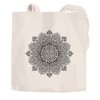 Autiga® Jute Bag Mandala Ethnic Boho Cotton Bag Tote Bag
