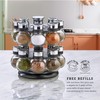 Kamenstein 16 Jar Ellington Revolving Countertop Spice Rack with Lift
