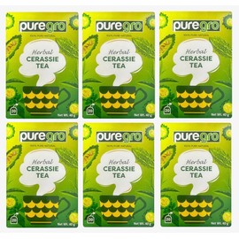 Puregro Herbal Cerassie Tea (20 Tea Bag) 40g (Pack of 6)