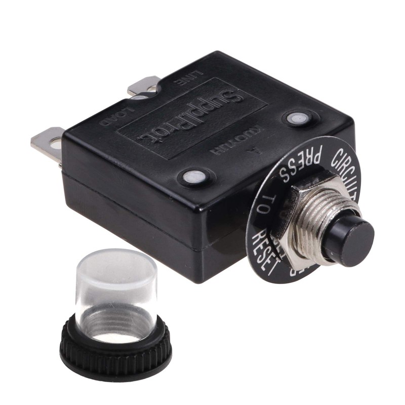 RKURCK 20 Amps Thermal Circuit Breaker, Thermal Overload Protector Push
