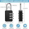 16 Pack Small Combo Locks 3 Digit Combination Lock Luggage