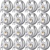 Chumia 16 Pack Padlocks Keyed Alike, Stainless Steel 2-3/4" Wide,