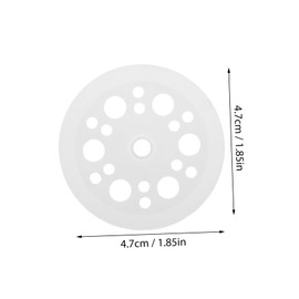 Gatuida 200pcs Plastic Stringer Washers Foam Board Plastic Gaskets for Insulation Board Load Spreading