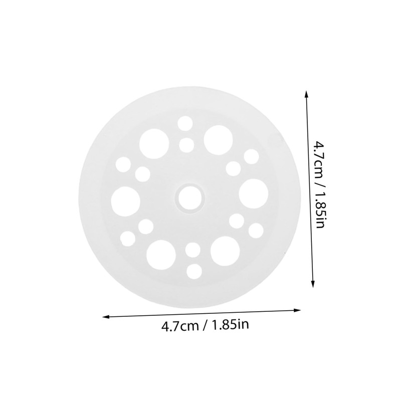 Gatuida 200pcs Plastic Stringer Washers Foam Board Plastic Gaskets for