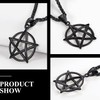 Richsteel Satanic Necklace For Men Witch Pendant Pentagram Necklaces Mens