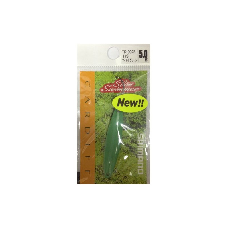 Shimano TR-0028 11S Fly Cardiff Area Spoon, Slim Swimmer, 0.2