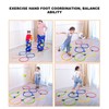 10PCS Kids Exercise Hoops Jumping Hopscotch Game Rings for Sensory