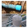 sourcing map 63mm PVC Pipe Cap Fitting, Slip End Caps