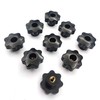 Pack of 10 Star Grip Nut M8, Star Screw, Internal