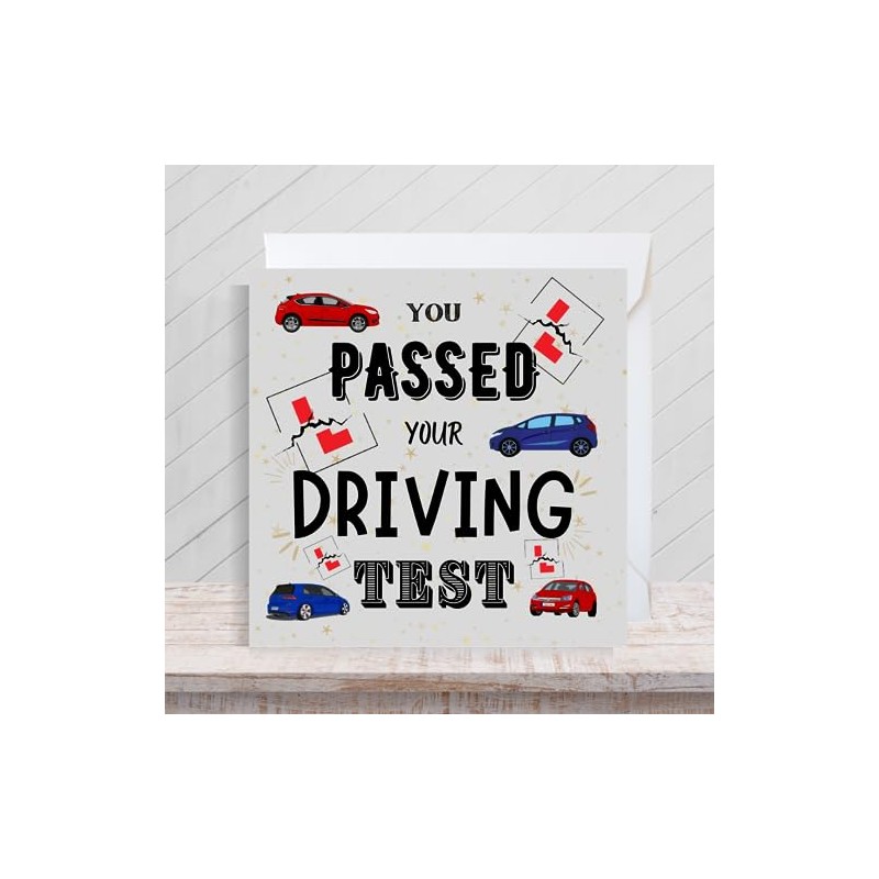 Second Ave Congratulations On Passing Your Driving Test Square Card