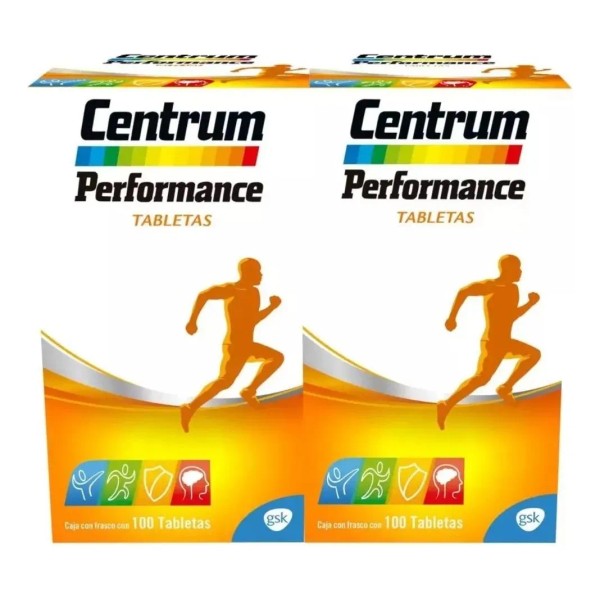 Multivitamnico Centrum Performance con Vitaminas del Complejo B 2 Pack