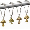 Mushroom Shower Curtain Hooks