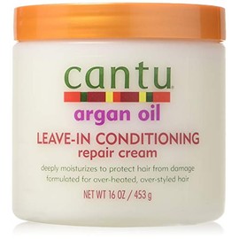 Cantu Argan Oil Leave-In Conditioning Repair Cream, 16 oz (Pack of 7)