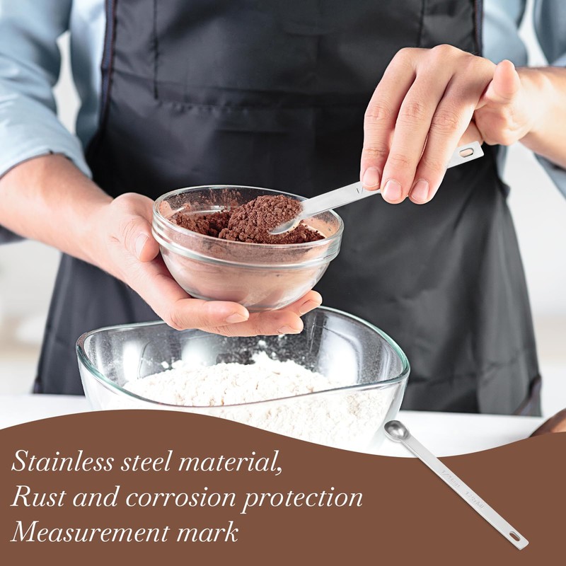 1/4 Teaspoon Stainless Steel Single Measuring Spoon 1.25 ml Teaspoon