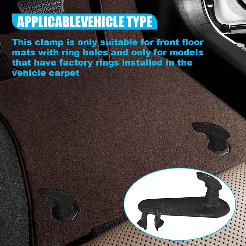 Car Floor Mat Clips, Car Mat Fixing Clips Carpet Clips,