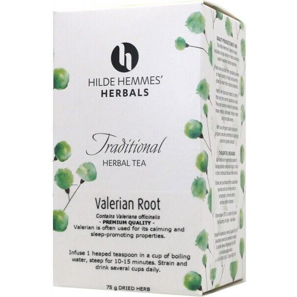 3 x 75g HILDE HEMMES HERBALS Valerian Root (Total: 225g) Traditional Herbal Tea