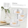 WHAMVOX 2pcs Rotating Makeup Organizer Storage Box Beauty Organiser Skincare