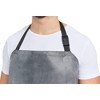 Nanxson Men's Waterproof Apron Thick Rubber Apron Adjustable Work Apron