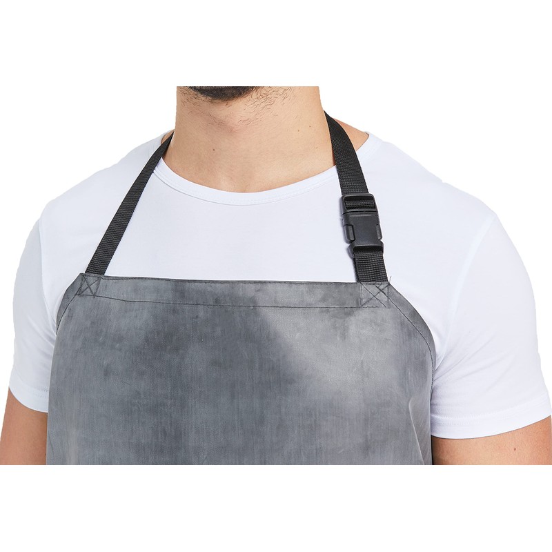 Nanxson Men's Waterproof Apron Thick Rubber Apron Adjustable Work Apron