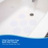 Kenney KN61549 Vinyl Bath Treads with Suction Cups for Use