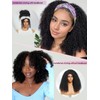 UNICE Blend Secure Half Wig Human Hair Kinky Curly with
