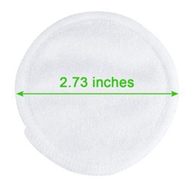 jingfei 10Pcs Make Up Remover Pads Washable Cleansing Cotton Reusable Wipes Microfiber Natural Bamboo Care