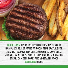 Rada Burger & Fry Seasoning, Made in USA, Pack of 3