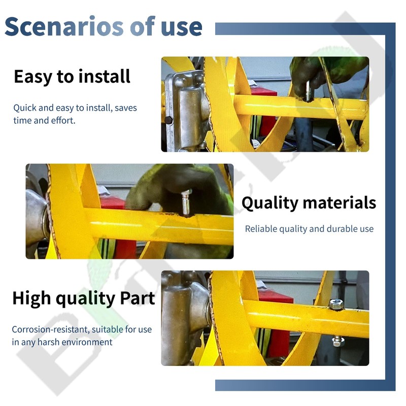 12 Pack 710-0890 Shear Pins With Nuts Compatible with MTD